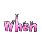 英単語ウサギ（個別スタンプ：12）