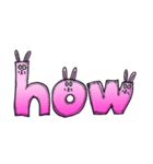 英単語ウサギ（個別スタンプ：14）