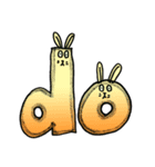 英単語ウサギ（個別スタンプ：18）