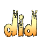 英単語ウサギ（個別スタンプ：19）