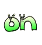 英単語ウサギ（個別スタンプ：36）