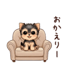 冬のヨークシャテリア（個別スタンプ：12）