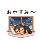 冬のヨークシャテリア（個別スタンプ：31）