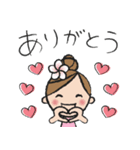 気遣い上手なフラガール（個別スタンプ：5）