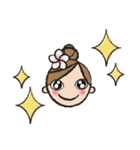 気遣い上手なフラガール（個別スタンプ：30）