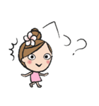 気遣い上手なフラガール（個別スタンプ：35）