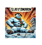 最強スノーマン：覚醒の吹雪（個別スタンプ：24）