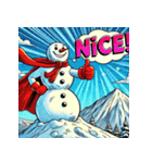 最強スノーマン：覚醒の吹雪（個別スタンプ：28）
