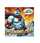 最強スノーマン：覚醒の吹雪（個別スタンプ：34）