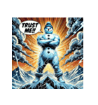 最強スノーマン：覚醒の吹雪（個別スタンプ：37）