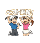 ゴルフ大好きプレイヤーの会話や気持ち収録（個別スタンプ：10）