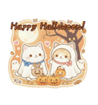 年中使える♡白猫虎猫つめあわせ♪（個別スタンプ：35）