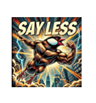 BUNCHO SMASH！！ 怒涛のアメコミ文鳥（個別スタンプ：6）