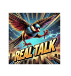 BUNCHO SMASH！！ 怒涛のアメコミ文鳥（個別スタンプ：26）