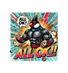 BUNCHO SMASH！！ 怒涛のアメコミ文鳥（個別スタンプ：33）