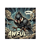 BUNCHO SMASH！！ 怒涛のアメコミ文鳥（個別スタンプ：36）