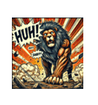 大迫力！獅子の衝撃（個別スタンプ：5）