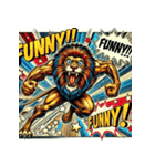 大迫力！獅子の衝撃（個別スタンプ：11）