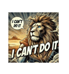 大迫力！獅子の衝撃（個別スタンプ：20）