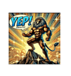 大迫力！獅子の衝撃（個別スタンプ：29）