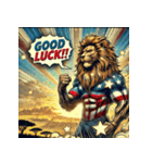 大迫力！獅子の衝撃（個別スタンプ：37）