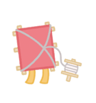 お正月3♪もこもこスタンプデコ（個別スタンプ：5）