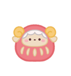 お正月3♪もこもこスタンプデコ（個別スタンプ：32）