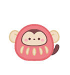 お正月3♪もこもこスタンプデコ（個別スタンプ：33）