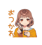 めんどくさ女子★一年中使える（個別スタンプ：3）