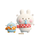 冬、年末年始3Dうさぺんカスタムだよ（個別スタンプ：16）