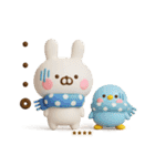 冬、年末年始3Dうさぺんカスタムだよ（個別スタンプ：18）