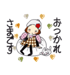 ひま子ちゃん714大人女子年末年始スタンプ（個別スタンプ：35）