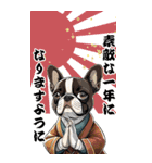 可愛いボストンテリアBIG年末年始（個別スタンプ：7）