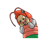 魚介ミックス_plain（個別スタンプ：8）