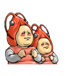 魚介ミックス_plain（個別スタンプ：20）