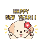 やさしいマルプー『年末年始2026』2（個別スタンプ：2）