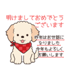 やさしいマルプー『年末年始2026』2（個別スタンプ：4）