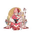 上品な女の子♡一年中使える日常（個別スタンプ：34）