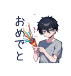 ダウナー男子★年中使える日常（個別スタンプ：21）