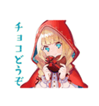 年中使える★癒しの赤ずきん（個別スタンプ：10）