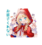 年中使える★癒しの赤ずきん（個別スタンプ：19）