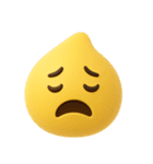 絵文字風❤️黄色スライムくん（個別スタンプ：26）