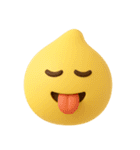 絵文字風❤️黄色スライムくん（個別スタンプ：27）