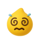 絵文字風❤️黄色スライムくん（個別スタンプ：28）
