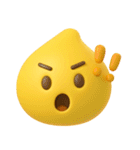 絵文字風❤️黄色スライムくん（個別スタンプ：31）