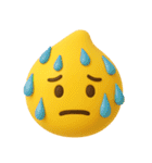 絵文字風❤️黄色スライムくん（個別スタンプ：32）