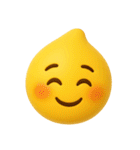 絵文字風❤️黄色スライムくん（個別スタンプ：38）