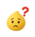 絵文字風❤️黄色スライムくん（個別スタンプ：39）