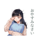 大人可愛い★清楚な女の子の一年中セット（個別スタンプ：10）