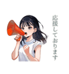 大人可愛い★清楚な女の子の一年中セット（個別スタンプ：17）